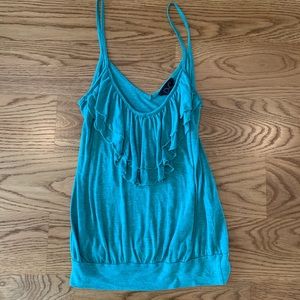 Used Blue green tank top.